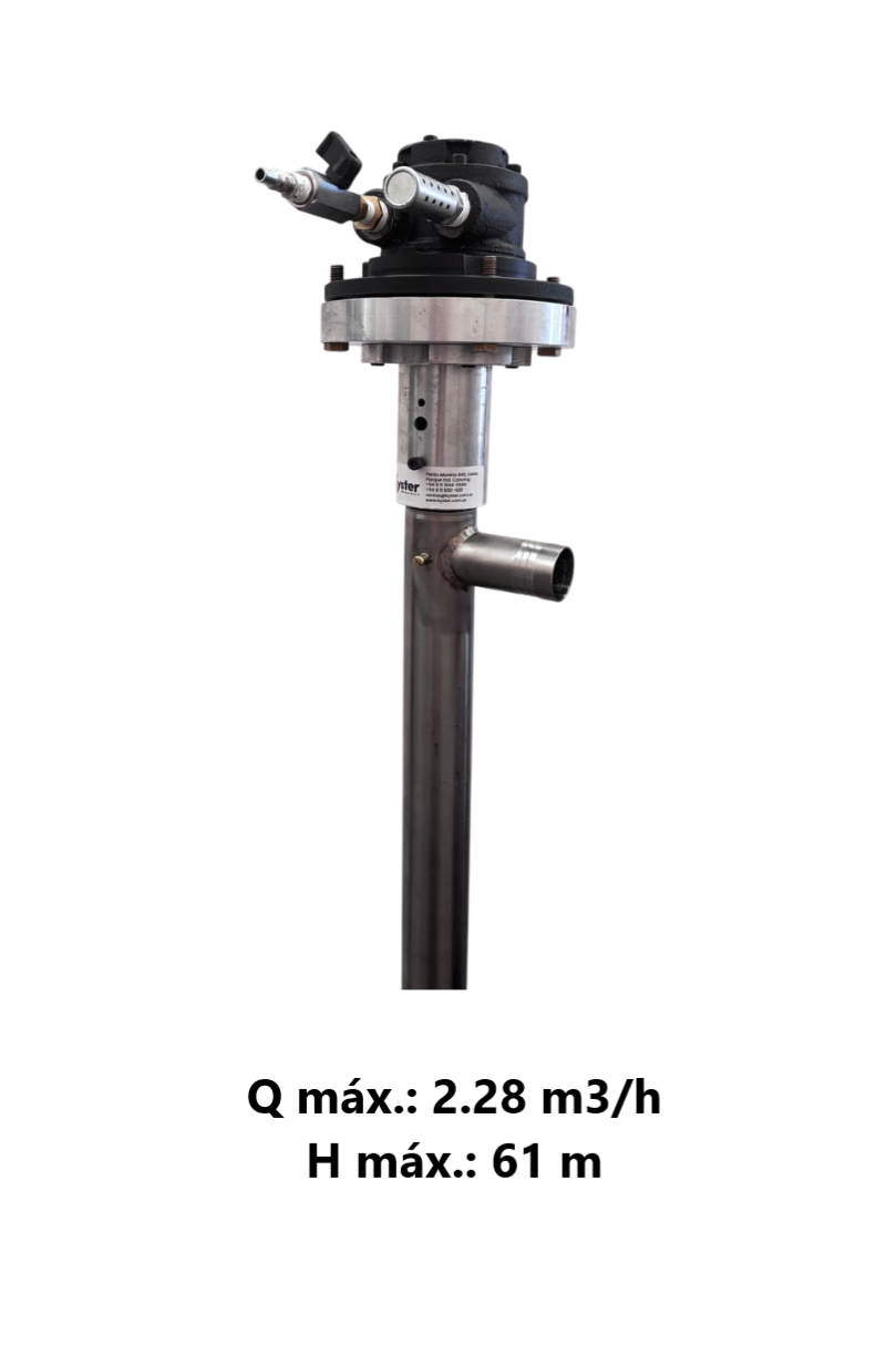 TBT - Acero Inoxidable neumática