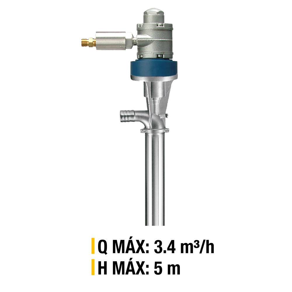 DPE - Acero Inoxidable neumática