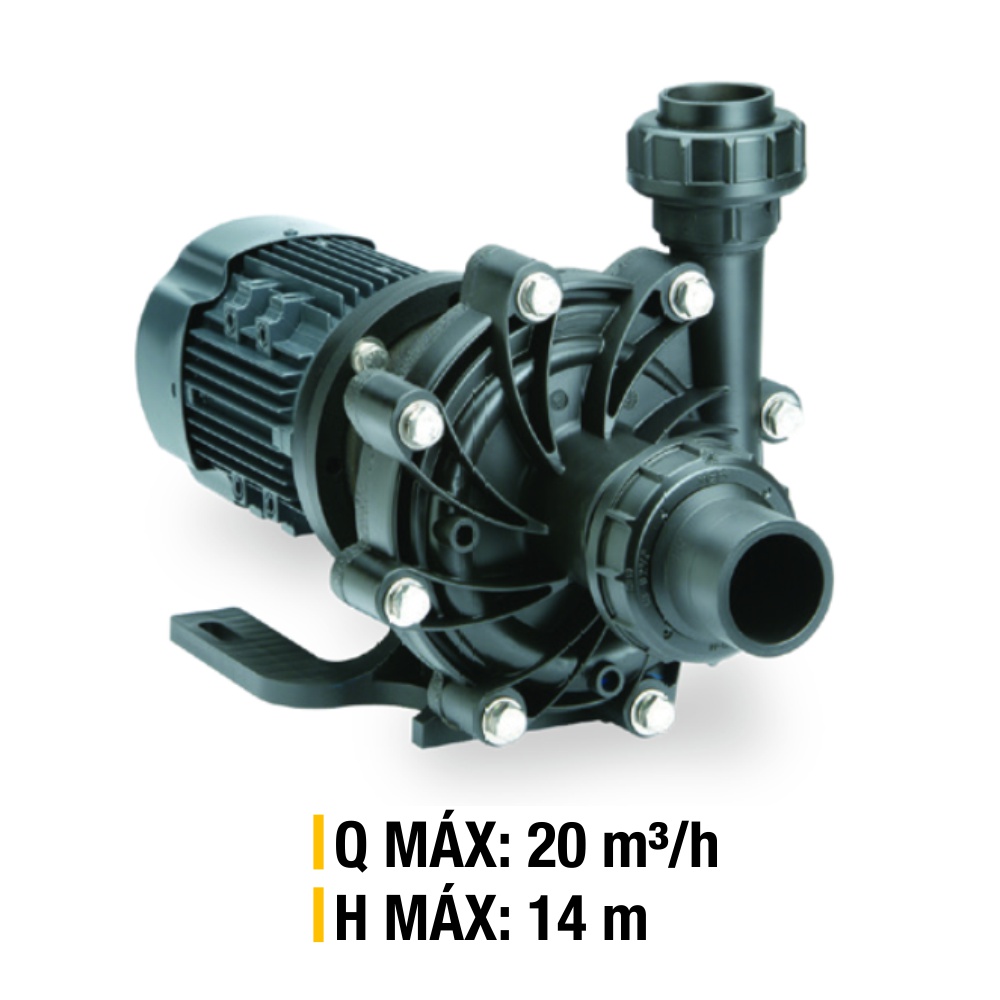 TDB10 - Acople Magnético PVDF