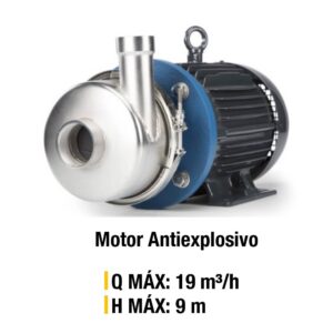 TAC5R - Acero Inoxidable Atex FKM - Impulsor bajo caudal